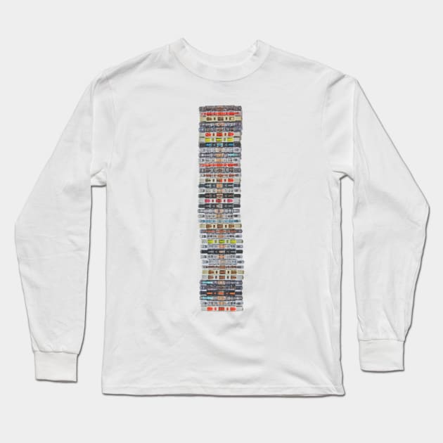 Analog Tape Cassettes Long Sleeve T-Shirt by Chairboy